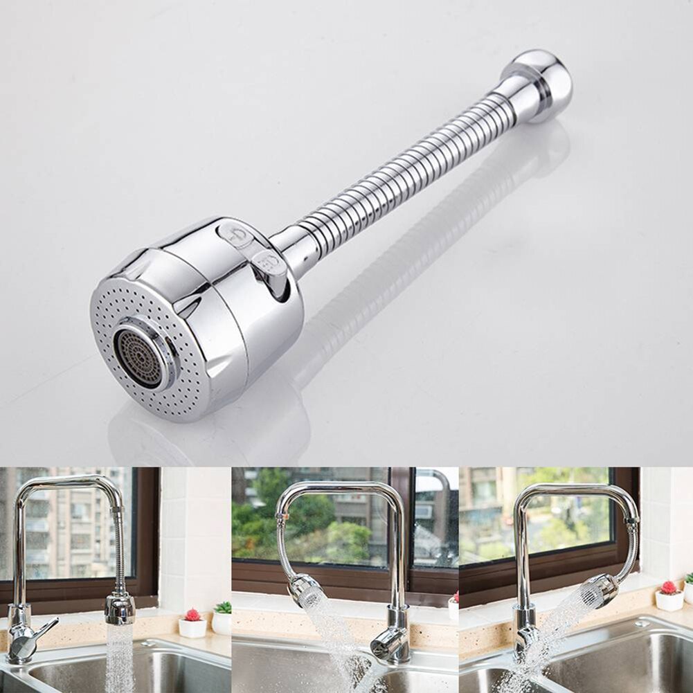 360 gradi girevole rubinetto della cucina aeratore regolabile Dual Mode spruzzatore filtro diffusore risparmio idrico ugello rubinetto connettore