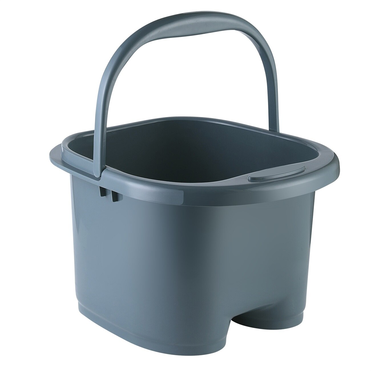 Haushalt Kunststoff Eimer Fußbad Eimer Bad Fuß Badewanne Waschbecken Wäsche Eimer Tragbare Wasser Behälter mit Griff: Blau