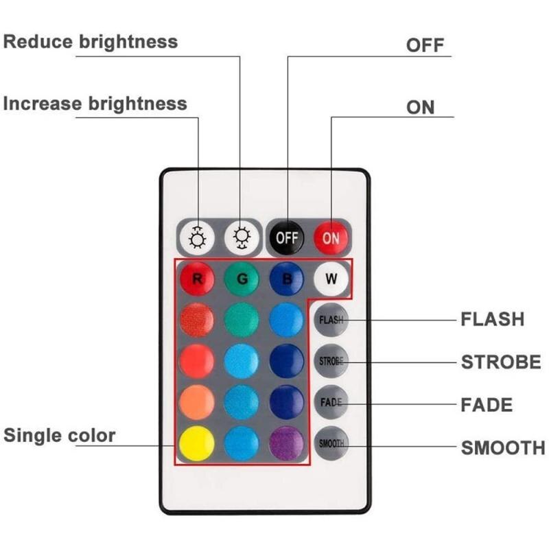 10 LED Fernbedienung Gesteuert RGB Tauch Licht Batterie Betrieben Unterwasser Nacht Lampe Außen Vase Schüssel Garten Party Dekoration