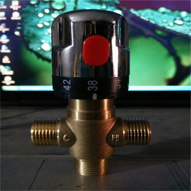 Shower Faucets Brass Thermostatic mixing valve Bathroom Faucet Temperature Mixer Control Thermostatic Valve Home Improve