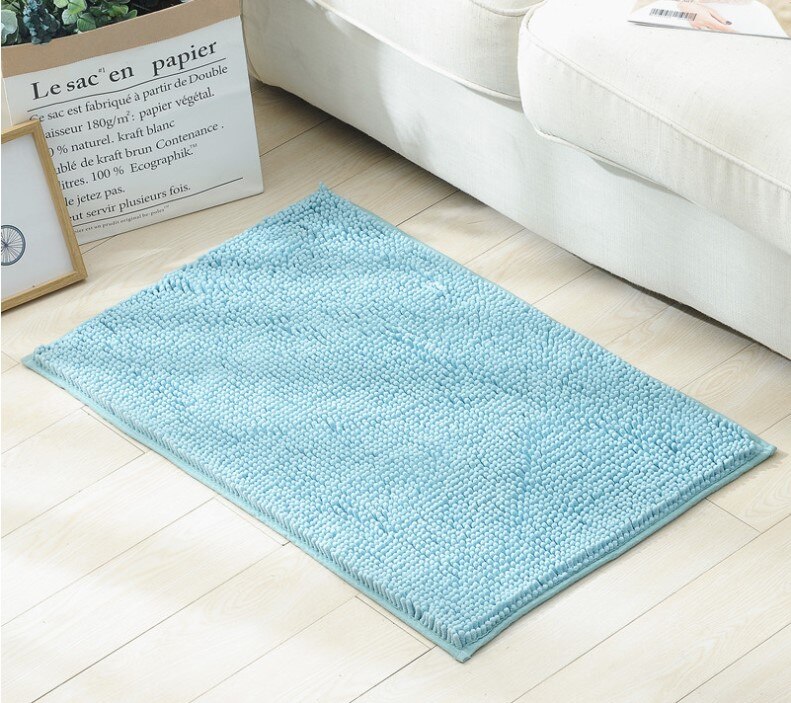 [Mehrere Größen] Schlecht matt Teppich Teppiche Wc Lustige Badewanne Zimmer Wohnzimmer Tür Treppen Schlecht Fuß Boden matten: See Grün / 500MMx800MM