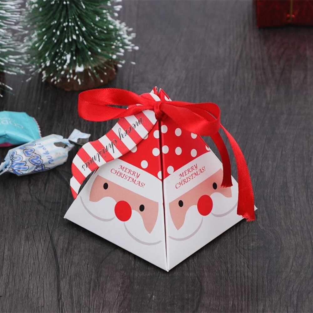 10 st julförpackningspåse godisaskar för barn födelsedag bröllopsfavoritlåda förpackning papperspåsar tillbehör för evenemang julfest