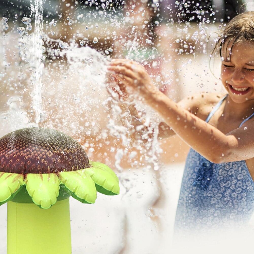 Zomer Water Sprinkler Speelgoed Opblaasbare Waternevel Speelgoed Zonnebloem Sprinkler Voor Jongens Meisjes Outdoor Plezier Hebben Tuin Sprinkler Speelgoed