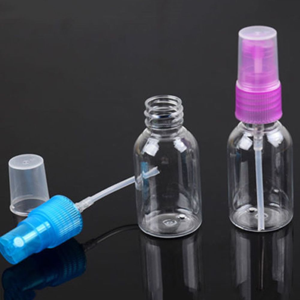 1pc 30/50/100ml Travel Transparent Plastic Perfume Atomizer Small Mini Empty Spray Refillable Bottle Cosmetic Sample Container