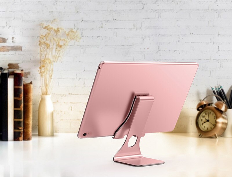 Colorful Aluminum Alloy Basic Tablet Stand Phone Tablet Holder Mount For 3.5-6 Inch Phone 7-12 Inch Ipad Tablet