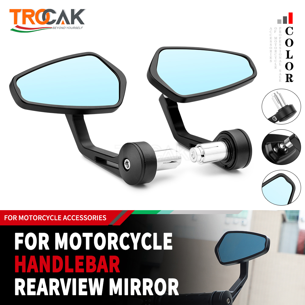 Motoraccessoires Achteruitkijkspiegels Anti-Glare Motor Stuur Zijspiegel Voor Scooters Atv Bike Universal
