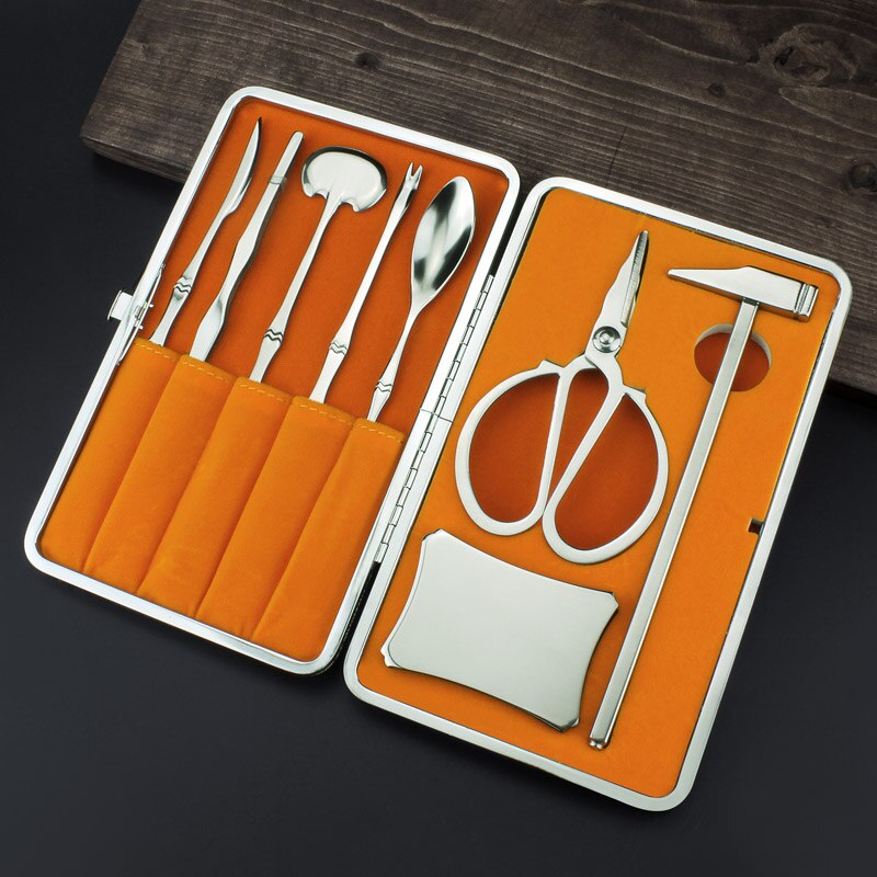 Abridor de cangrejo, utensilios de cocina, tenedor para langosta, mazo, alicates, utensilios de cocina, tijeras de mariscos, Kuchnia Akcesoria, herramientas útiles DE50HX