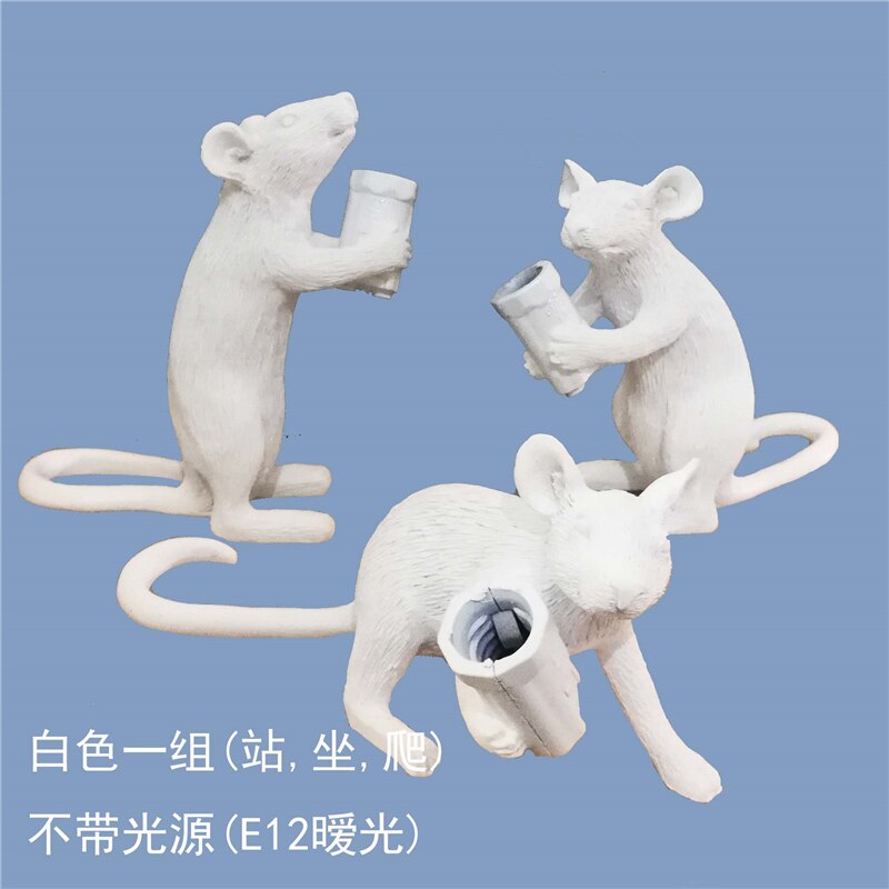 Nordic Italiaanse Hars Rat Tafellamp Slaapkamer Nachtkastje Muis Lamp Bruiloft Deco Tafel Licht Kids Anima LsItalian Lampen Tafel: J