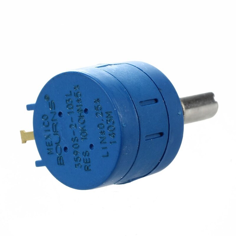 10K Ohm 10-Turn Rotary Wire Wound Precision Potentiometer &amp; Active Cooling Fan For Raspberry Pi 3 Model B / 2B / B+ -