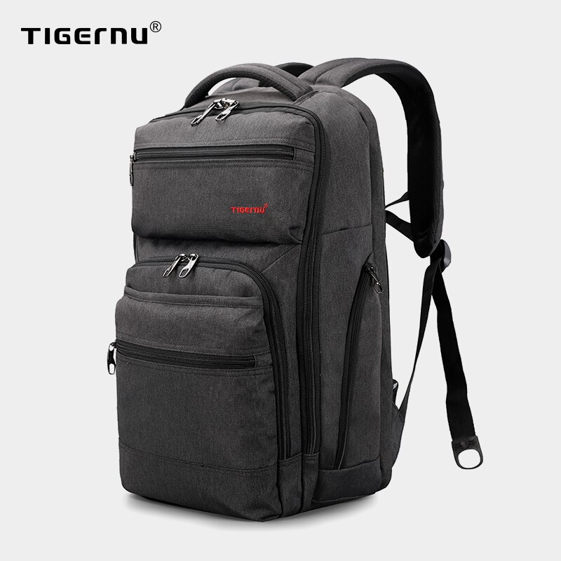 Tigernu märke 15.6 tums usb laddning män ryggsäck dam stöldskydd laptop ryggsäck stänksäker stor skolväska hane mochila