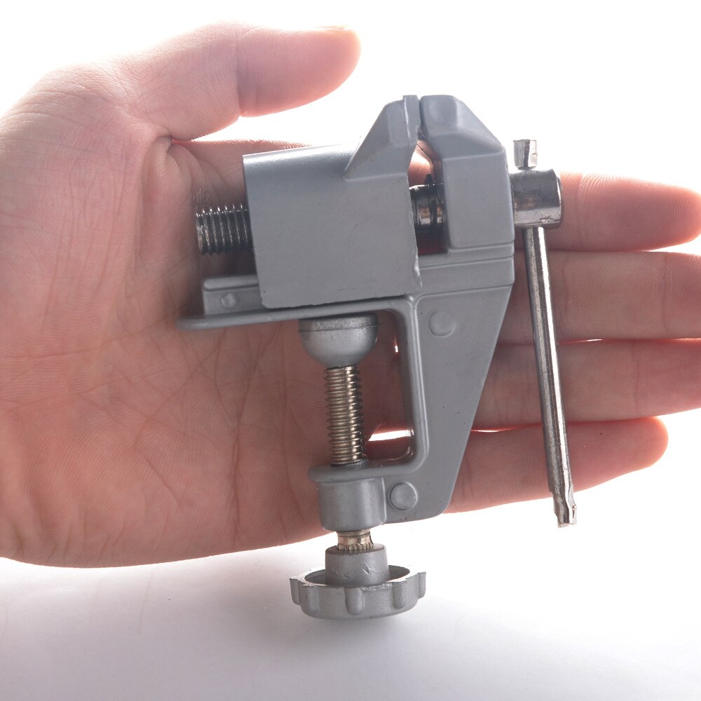 Universal Bench Vise Mini Table Screw Vise Aluminium Alloy Bench Clamp Screw Vise For DIY Craft Mold Fixed Repair Tool