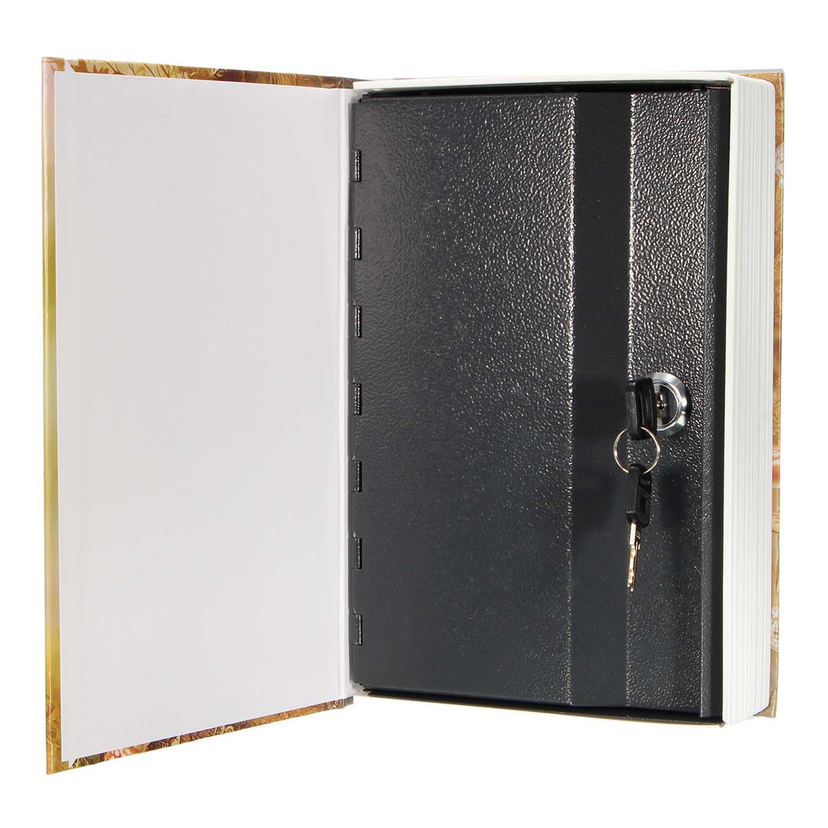 24.2*15*5.5cm ordbok mini sikkerhet safe bok skjult sikkerhet skap safe nøkkel lås sertifikat lagring passord skap