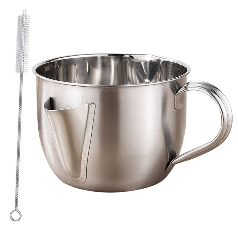 1000Ml Multifunctionele 304 Rvs Gravy Olie Soep Vet Separator Vet Olie W0YD: Default Title