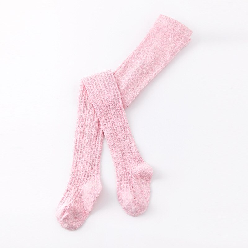 0 a 8 anos outono cor sólida collants para meninas penteados algodão collants para crianças 6 cores branco toddlers meia-calça do bebê: 2 to 4 Years / Rosa