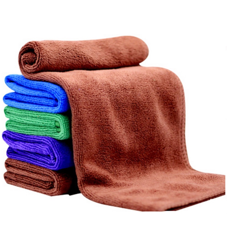 20*20cm Microfiber Doek Keuken Handdoek Snel Droog Handdoek Absorberende Schuursponsje Car Auto Wash Clean Tool