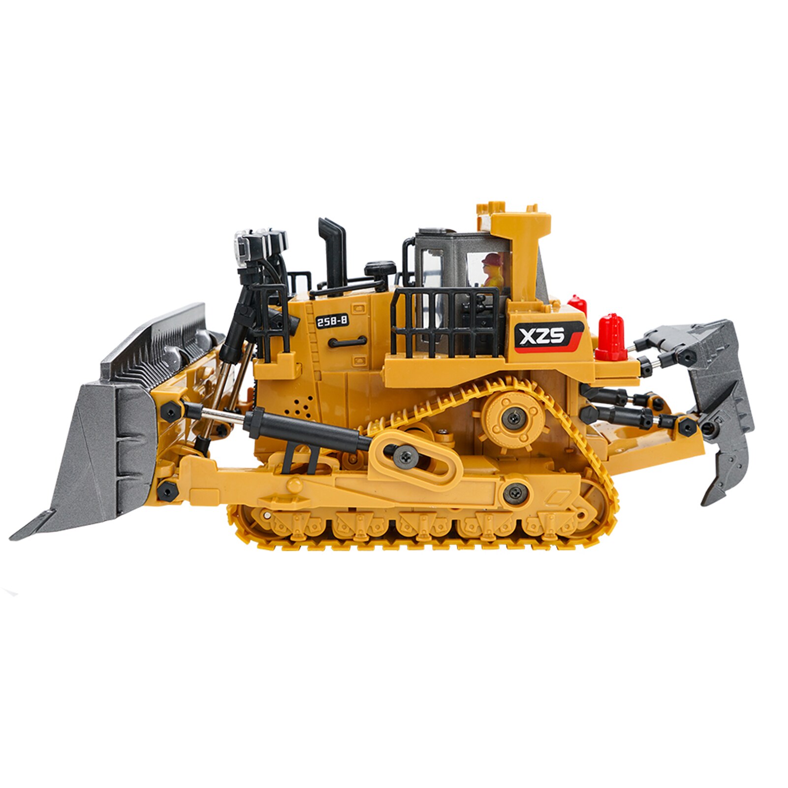 2.4G Multifunctionele Bouw Tractor Speelgoed Afstandsbediening 1:24 Lichtmetalen Rc Bulldozer Voor Jongens