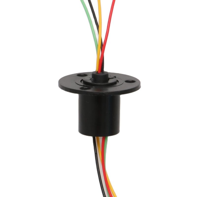 Anillo colector eléctrico Micro giratorio de 2/4/6/8/12/18 canales 2A de diámetro 12,5mm para modelo de excavadora RC DIY PTZ Gimbal: YELLOW