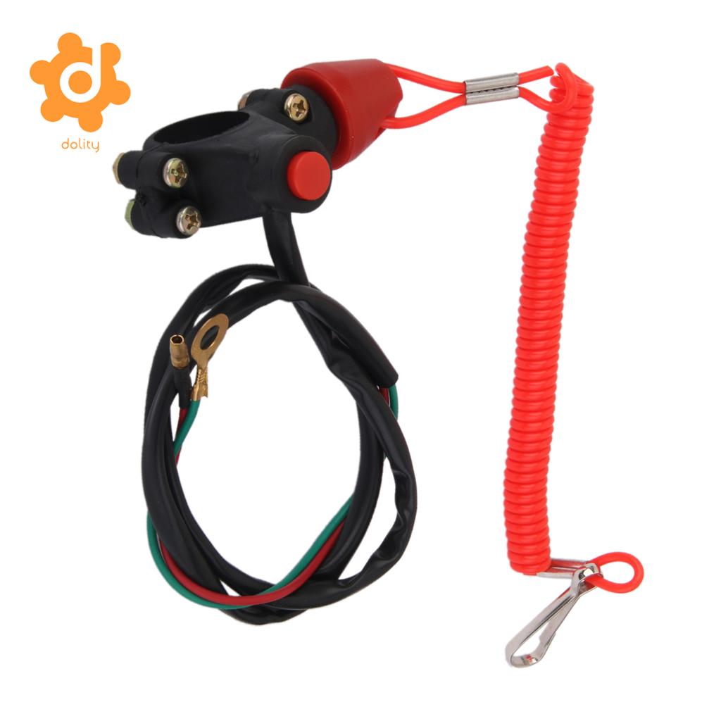 Universal Engine Stop Kill Tether Switch Lanyard for ATV Racing Emergency