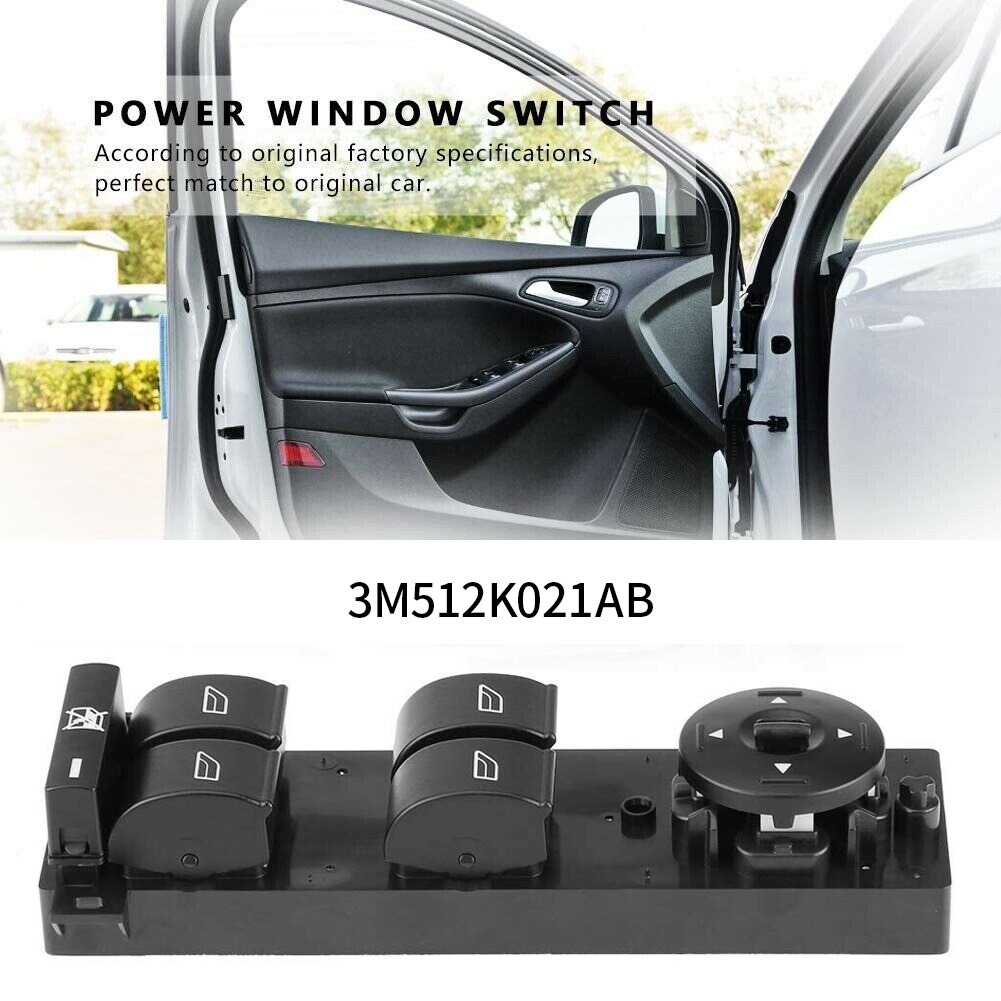Vervanging Elektrische Master Schakelaar Ruitbediening Voor Ford Focus 2005 2006 2007 Oem 3M512K021AB Venster Lifter Knoppen Glas Dichter