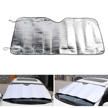 130 x 60cm folie bilvindusdeksel auto frontrute varme solskjerm visir deksel front solskjerm uv protect film skum