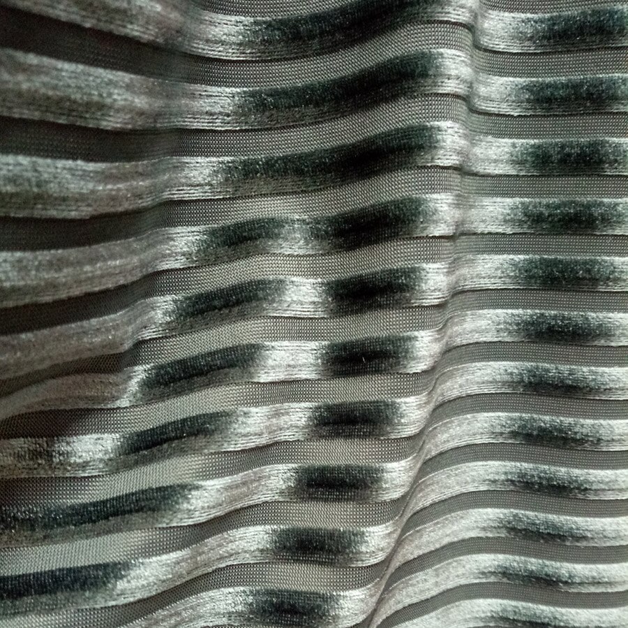 Fløyel stoff elastisk nydelig silkeaktig stripe stoff til kjole luksus myk fløyel hjem tekstil gardin