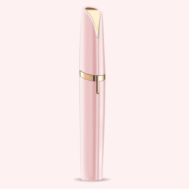 Mini épilateur électrique, stylo rasoir de sourcils, rasoir à sourcils, multifonction, sans douleur, pour le visage: Pink