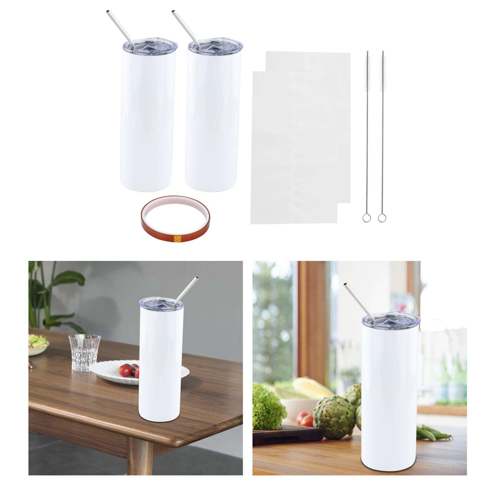 Sublimation Blank Skinny Straight Tumbler Stainless Steel Double Wall Insulated