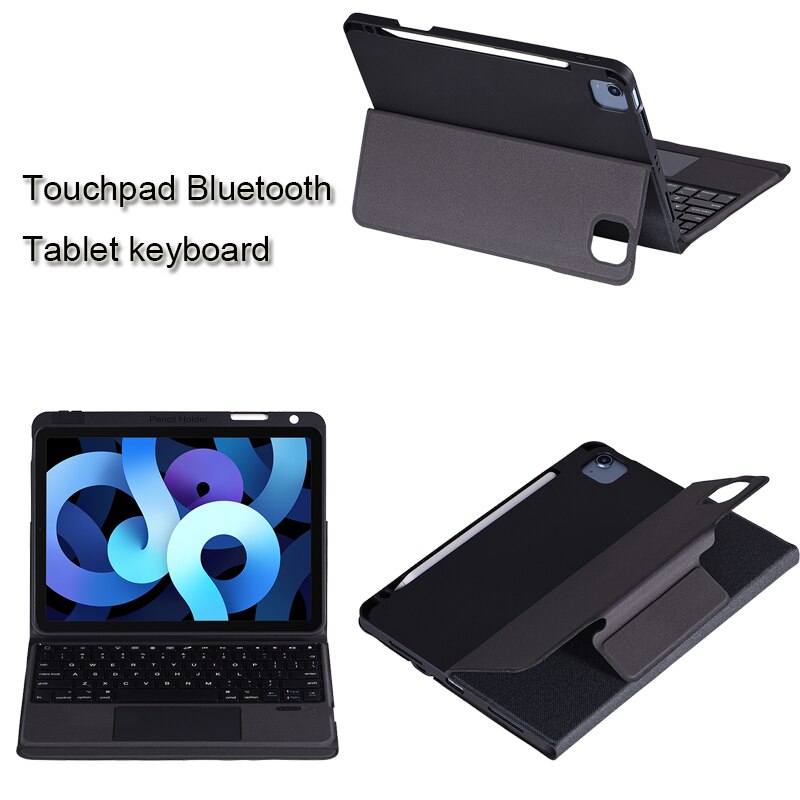 Touchpad Bluetooth Wireless Tablet tastatur Schutzhülle Für ipad Pro 10,2 10.5/Air 3 10.5/7th Mit Stift slot Tablet Tastatur