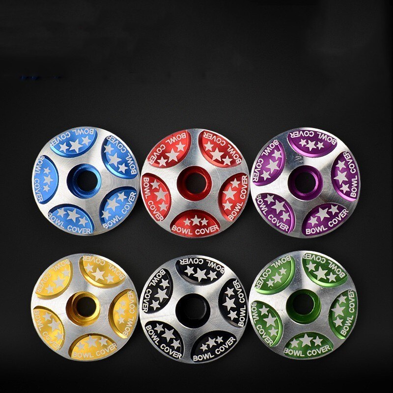 Cykel frempind top cap headset caps 28.6 mm 1 1/8 " styrepind mountainbike frempind cykel tilbehør top cap cover