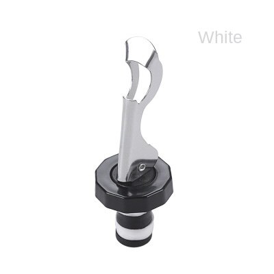 Druk Wijn Stopper Vacuüm Plug Wijn Flessenstop Wijn Saver Caps Bar Keuken Gereedschap Wijnfles Stopper Accessoires: WHITE