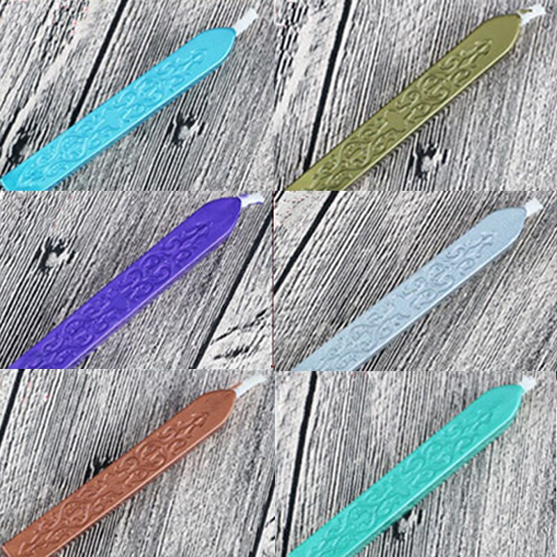 Woskowe pieczęcie na listy w stylu klasyczny farby uszczelki DIY taśmój uszczelniające retro pieczęć pieczęć woskowa tradycyjne przewód lampwick 1 sztuk