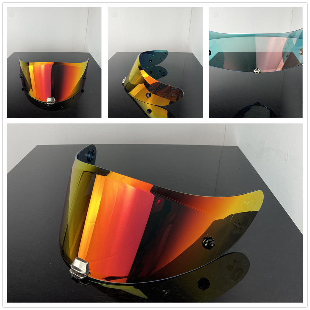 Visière Rpha11 pour HJC HJ26 Rpha 70, Anti-poussière, coupe-vent, protection solaire, casque galvanisé, Film de protection faciale, Anti-buée: Champagne