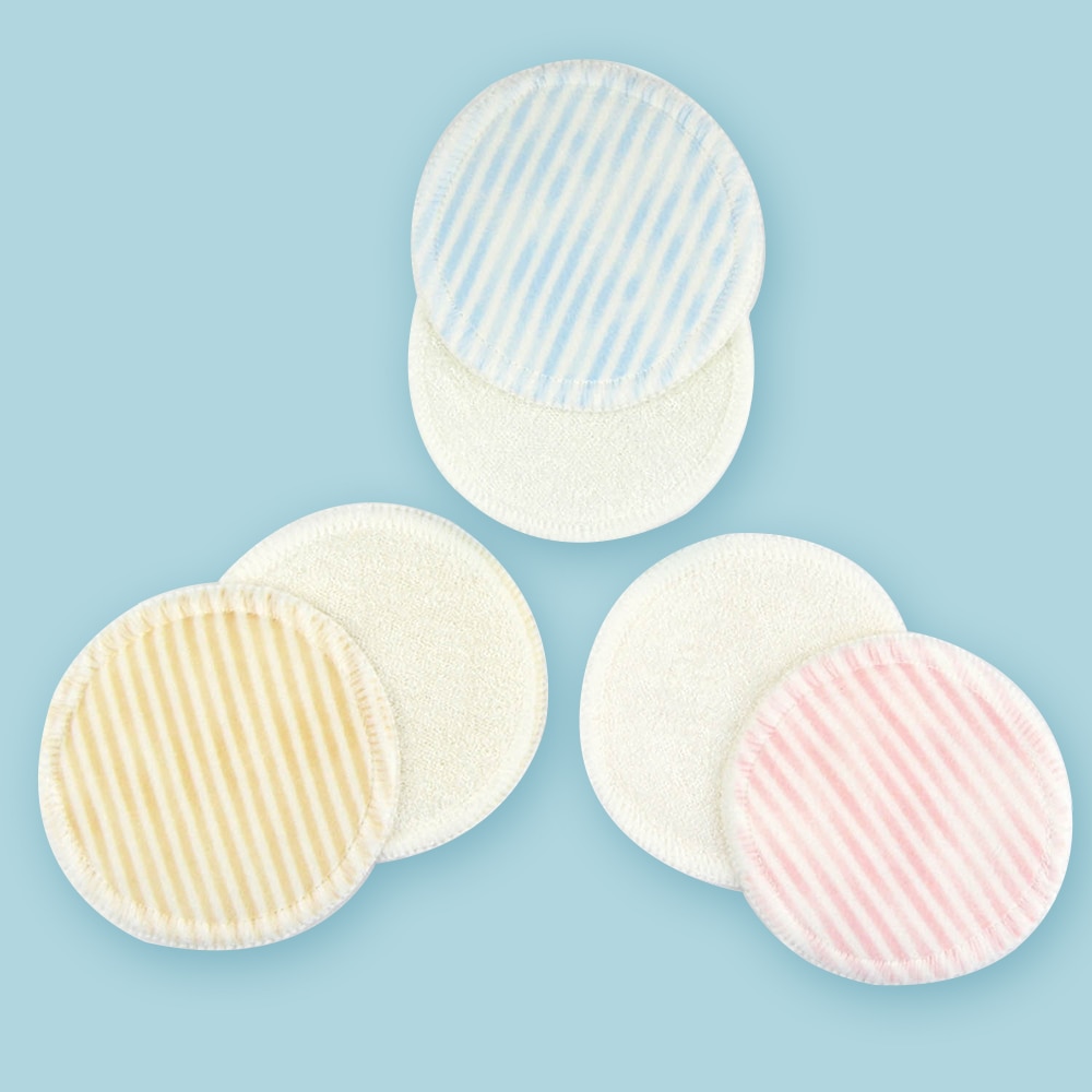 4 STUKS Make-Up Remover Pads Herbruikbare Bamboevezel Soft Make Cleansing Remover Pad Vrouwen Meisjes Gezicht Cleansing pads Willekeurige Kleur