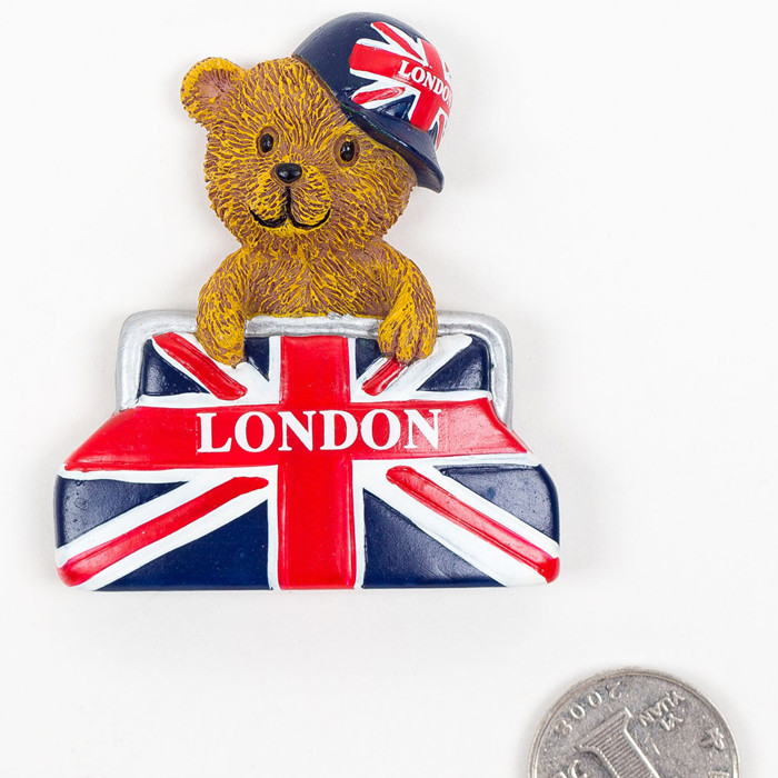 Recuerdo de turismo nacional de Inglaterra de Londres, imán de resina 3D para refrigerador, pegatina para decoración del hogar, adornos,: 09