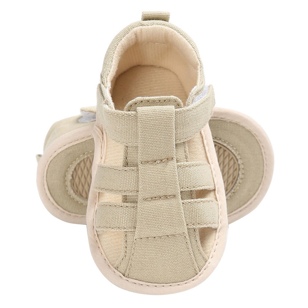 Zomer Kinderen Schoenen Gesloten Teen Peuter Jongens Sandaal Orthopedische Sport Pu Leer Jongens Sandalen Antislip Zachte bodem: Beige / 3-6M