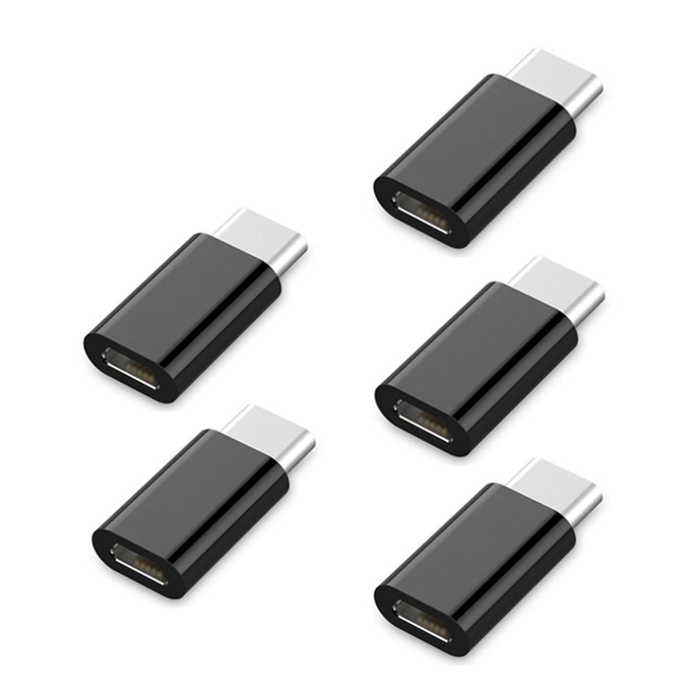 5Pack USB-C Type-C Om Micro Usb Data Opladen Adapter Voor Samsung Galaxy Note 9