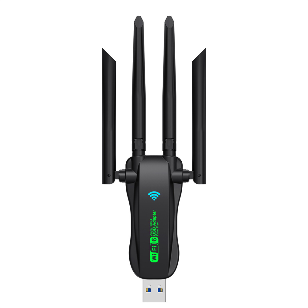 WiFi 6 AX900 USB Adapter Bluetooth 5.4 Dual Band Antennas 2.4G 5G WiFi6 Network Card Wireless Receiver Driver Free for WIN 10 11