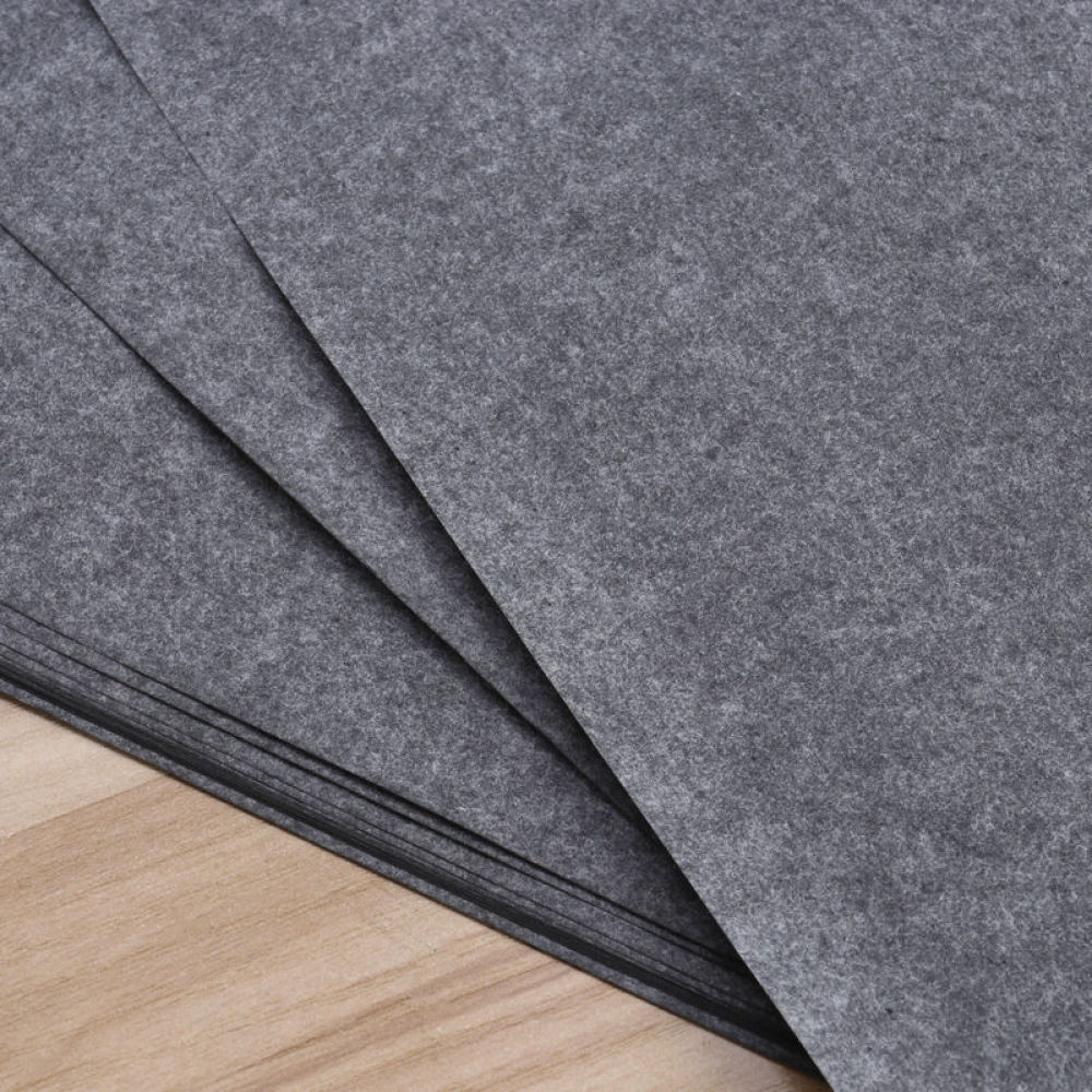 25sheets/bag Transfer Paper Tracing Paper Graphite Carbon Paper Painting Carbon Coated Paper (Gray and Black)
