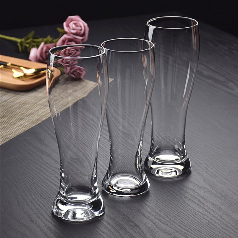 400ml 500ml 650ml ölglas mugg stor ölkopp midja blyfria kristallglas dricka whisky vodka essential bar ktv