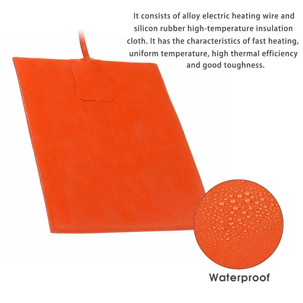 For Tronxy X5S 400 Silicone Heater Printer Heat Home Tools Spare Parts 400x400 1400w 6 Holes 3D Printer Heated Bed