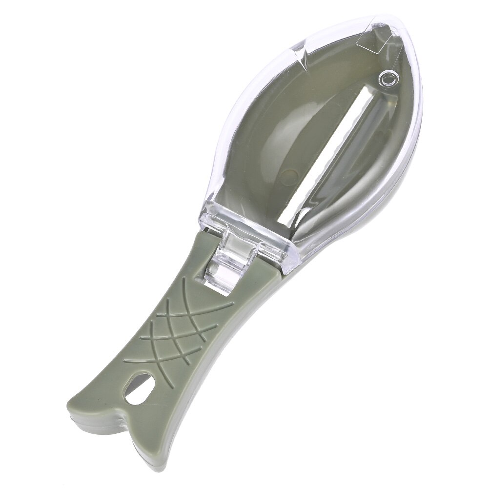Vissen Schaal Borstel Raspen Snelle Verwijderen Schubben Huid Borstel Schrapen Vis Mes Cleaning Peeler Scaler Schraper Keuken Gereedschap: green