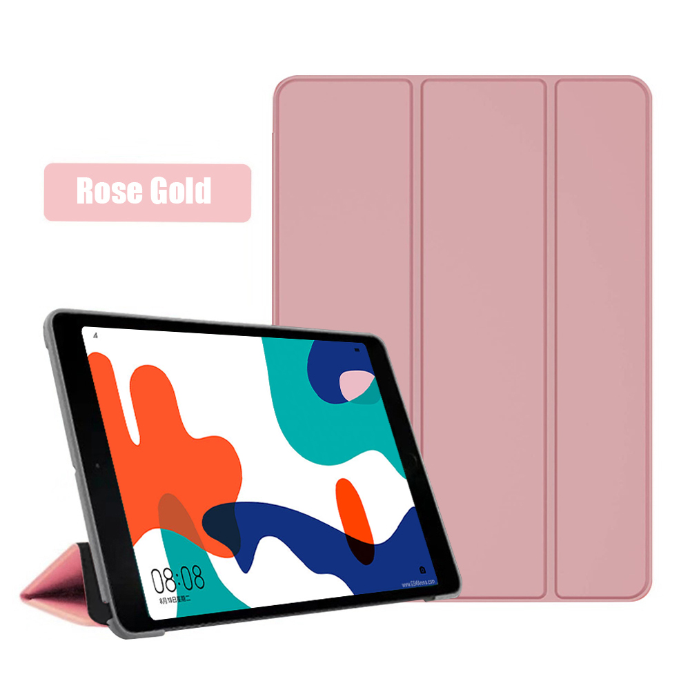 Coque de protection intelligente, support pliable, pour tablette Huawei MatePad 10.4 BAH3-W09 BAH3-AL00 10.4: Rose Gold