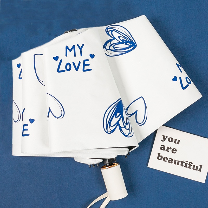 Wind Resistant Folding Automatic Umbrella Rain Women Windproof Umbrellas Rain Men Black Coating Paraguay Parasol Female umbrella