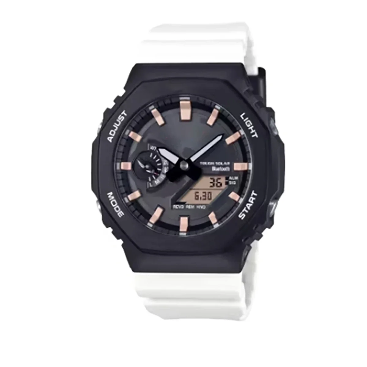 GA-2100 Men's Watch Waterproof and Shockproof Date G Sports Alarm Clock Multi SHOCK functional LED Dual Screen Watch: khaki