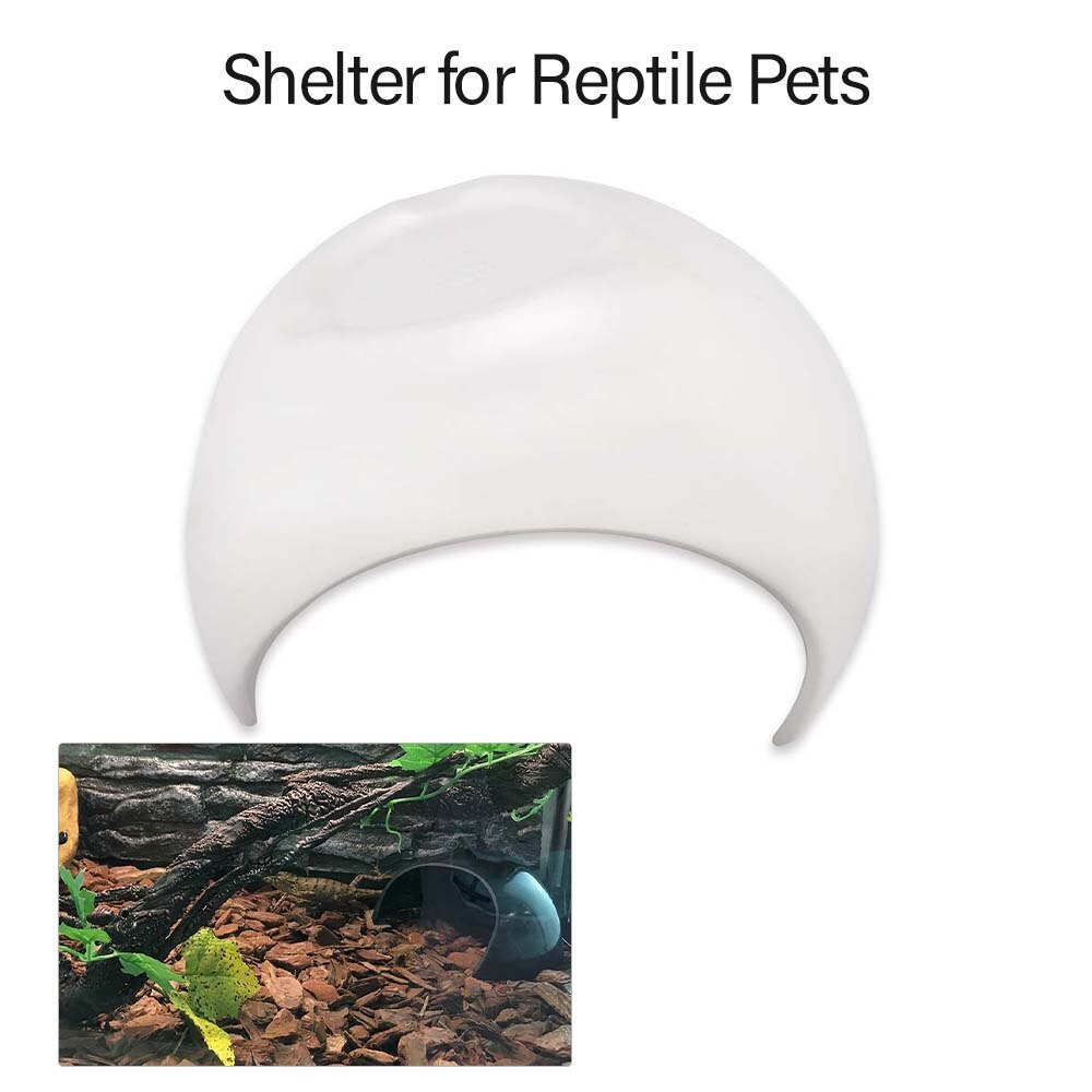 Reptile Shelter Hiding Cave Habitat for Lizards Frogs Snakes Shrimp Spider Other Reptile Hiding Cave Pet Case Decoration