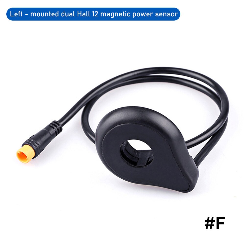 Enkele Dubbele Hal Snelheidssensor E-Bike Elektrische Fiets 5/8/12 Magneet Split Schijf Pedaal Assistent Sensor Pas systeem Diy Deel: F