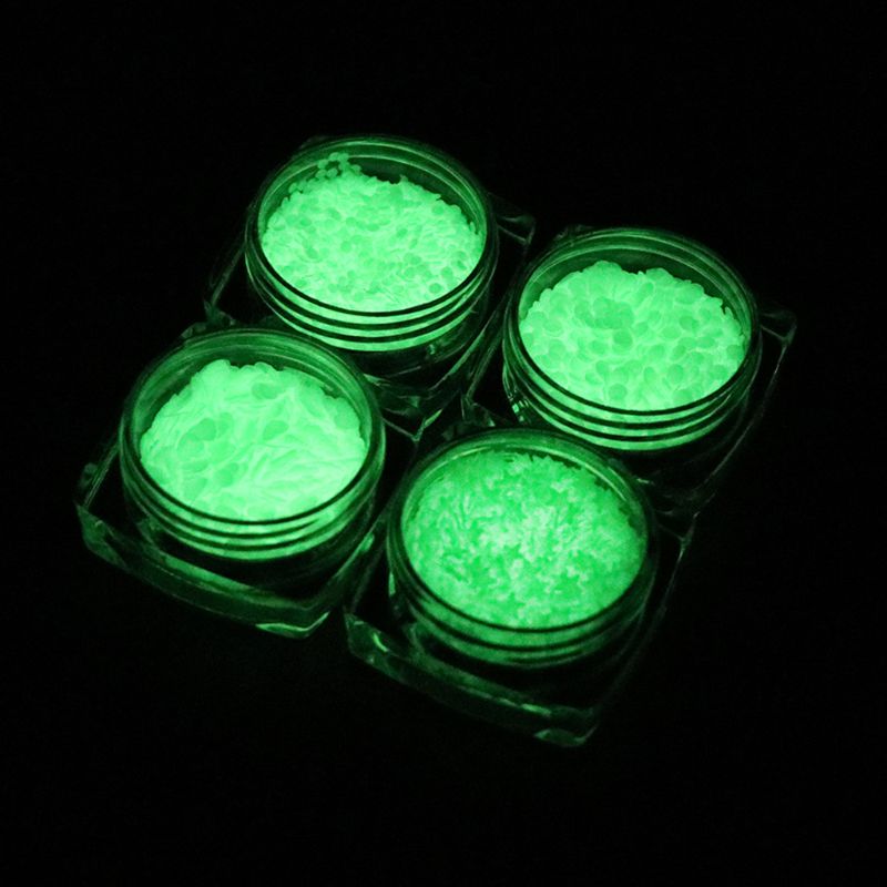 6 Stijlen 1 Doos Lichtgevende Pailletten Glow In The Dark Glitters Hars Sieraden Bevindingen Nail Art Craft Diy Handgemaakte Accessoires