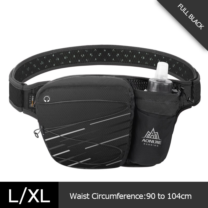 AONIJIE W949 Marathon Jogging Cycling Running Hydration Belt Waist Bag Pouch Fanny Pack Cell Phone Holder For 500ml Water Bottle