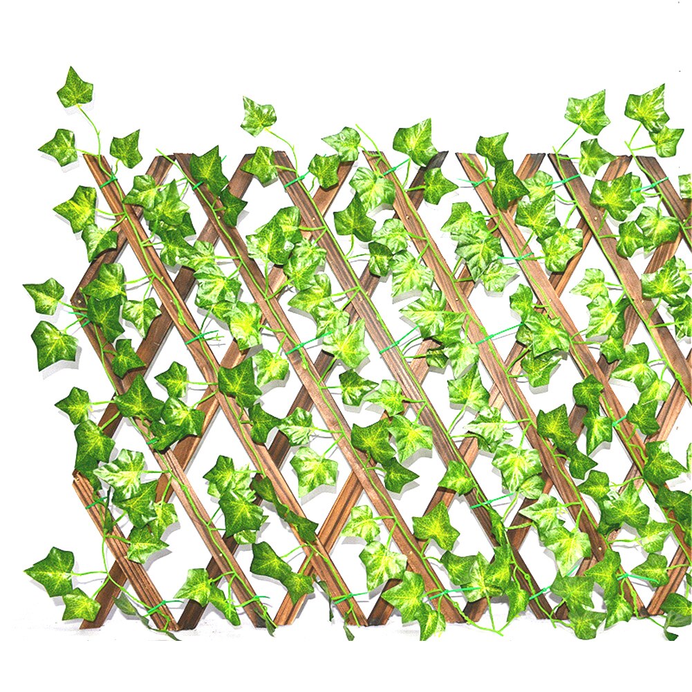 Extendable Instant Fence Outdoor Wooden Fence Garden Balcony Vine Frame Wedding Props Decoration: C