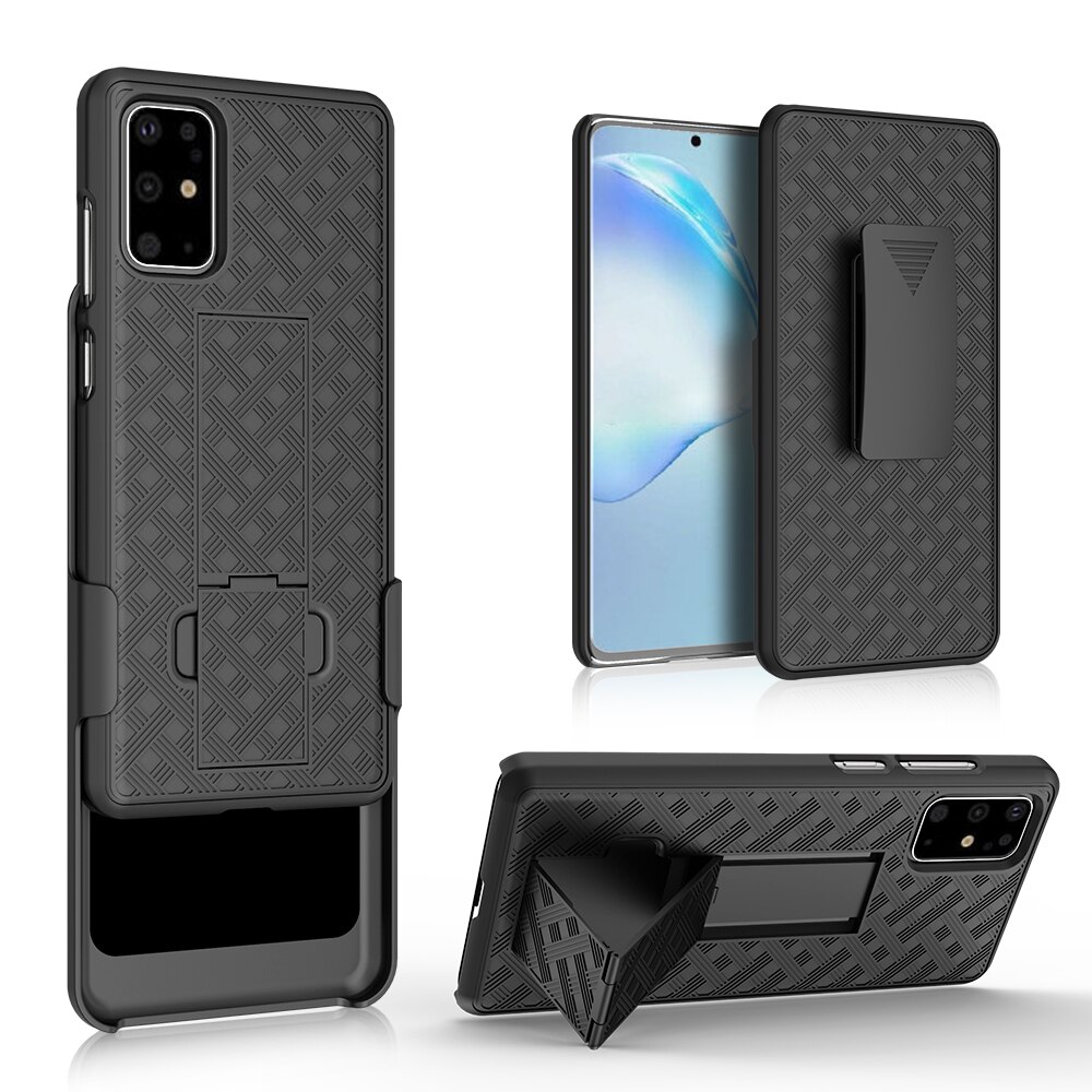 Sportowe etui z futerałem na pasek zaczep na pasek odporny na wstrząsy pokrywa dla Samsung Galaxy S20 FE S21 Ultra S9 Plus S10e uwaga 10 uwaga 20 okładka telefonu